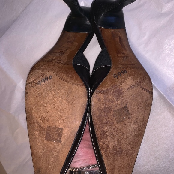 Black Donald J Pliner slip on heel 💫💫 - Picture 6 of 7